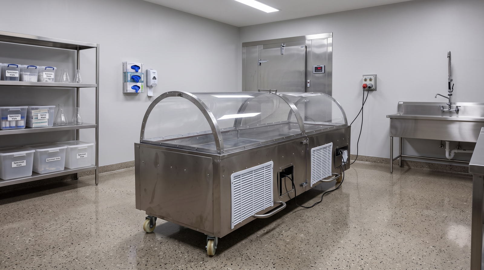 Compact Portable Mortuary Cooling Box